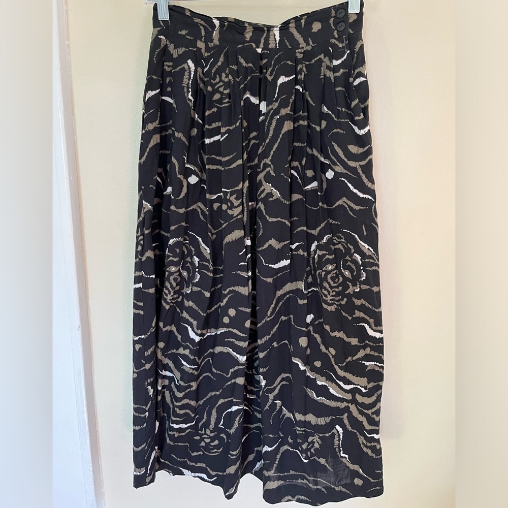 Vintage Rafaella Tiger Print Midi skirt